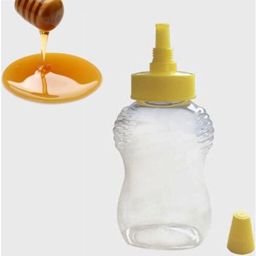 5pcs Beekeeping tools Transparent Plastic Packing Honey Bottles Empty Dried Candy Sample Packaging Containers