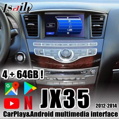 Android 9.0 carplay & multimedia video interface for 2012-2014 JX35 Infiniti support cameras and android auto FX35 FX37
