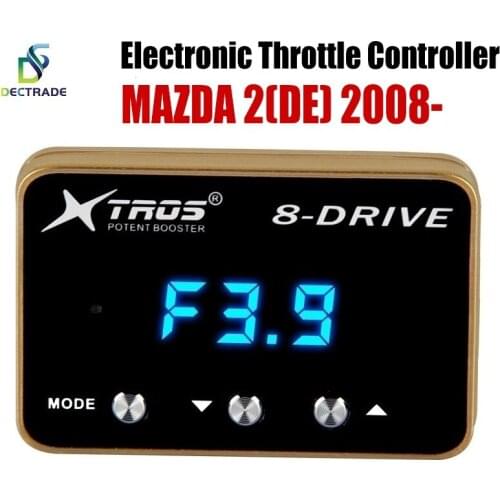 Dectrade Car Electronic Throttle Controller Racing Accelerator Potent Booster For Mazda 2 DE 2008- Tuning Parts 8 Drive