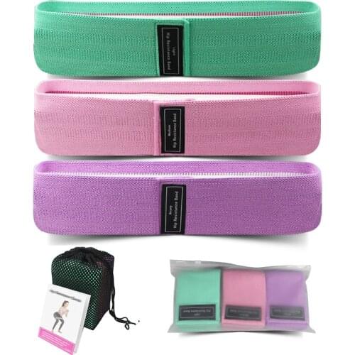 Fitness Hip Loop Resistance Bands Anti-slip Squats Expander Strength Rubber Bands Yoga Gym Training Braided Elastic Band