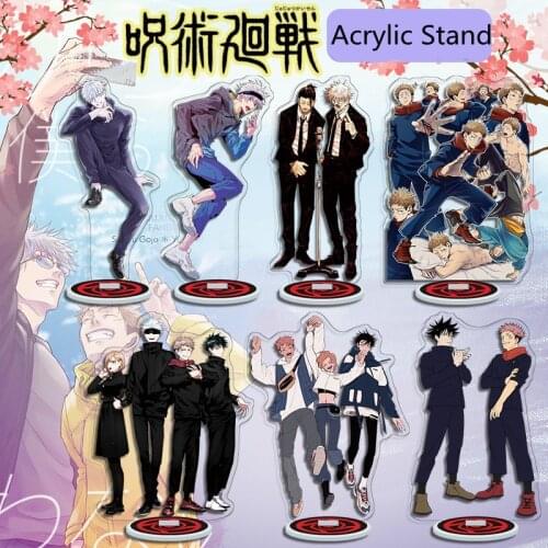 New Jujutsu Kaisen Anime Figure Acrylic Stand Model Toy Cool Gojo Satoru Action Figures Decoration Anime Lovers Collect Gifts