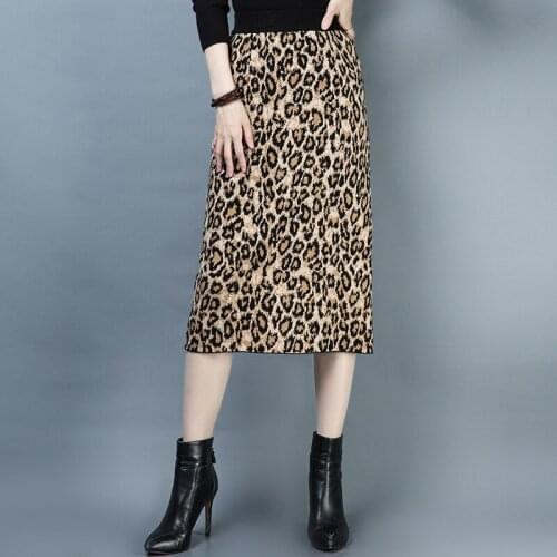 JANELUXURY Pencil Skirts With Flowers