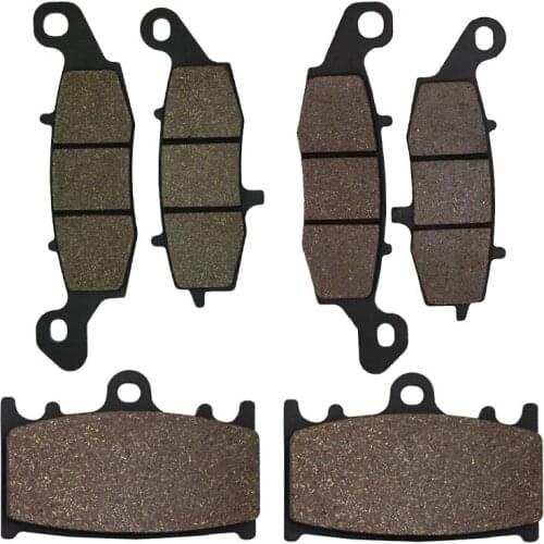 Cyleto Motorcycle Front and Rear Brake Pads for SUZUKI VL 1500 Intruder 2002-2009 VL1500 Boulevard C90 C90T 2005-2010