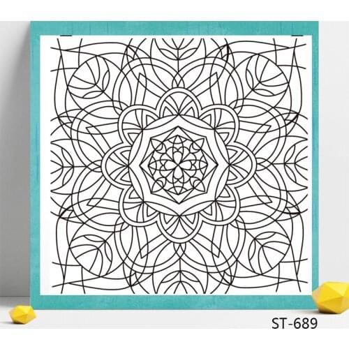Square circle texture Design Clear Stamp for Scrapbooking Rubber Stamp Seal Paper Craft Clear Stamps Card Making