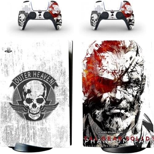 Metal Gear Solid PS5 Digital Edition Skin Sticker Decal Cover for PlayStation 5 Console and Controllers PS5 Skin Sticker Vinyl