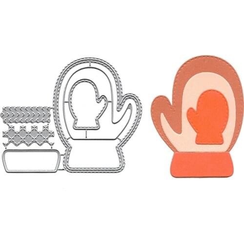 Mitten Metal Cutting Dies For Scrapbooking Paper Card Making Album Decor Troqueles Embossing Stencil Craft Die Cut DIY Molds