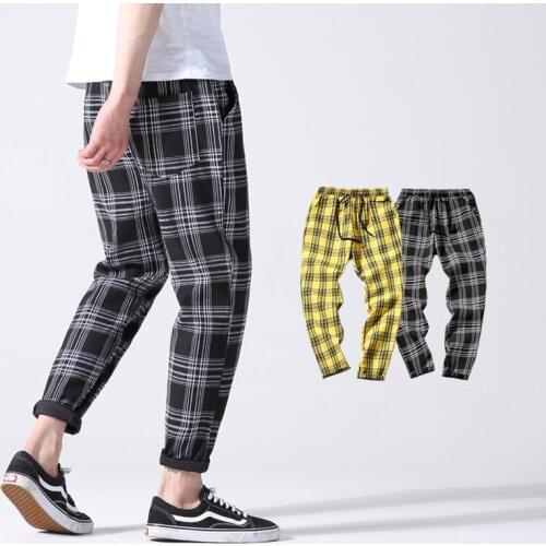 Мужские брюки в клетку MYAZHOU China At AliExpress