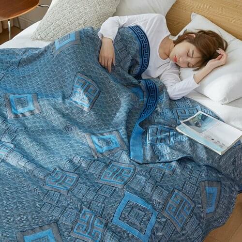 New Summer bamboo fiber blanket gauze towel quilt summer cold feeling ice silk blanket nap summer cool quilt comforter