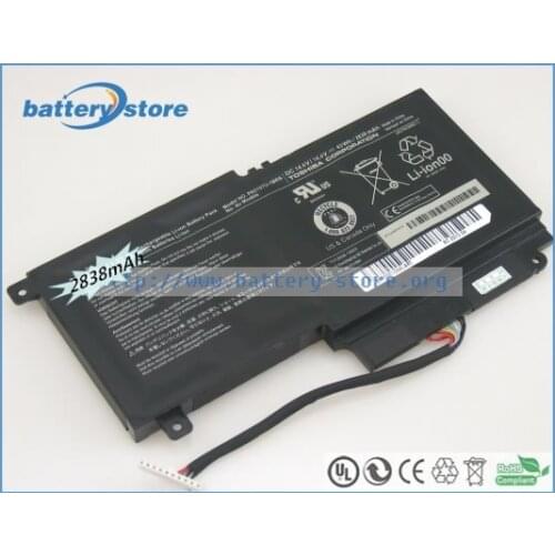 New Genuine laptop batteries for SATELLITE P50-A,L40-AT25W1,L50-A-12W,PA5107U-1BRS,P50t-BT02M,s55t-a5277,14.4V,4 cell