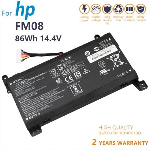 Genuine FM08 Laptop Battery For HP OMEN 17-an013TX 17-an014TX TPN-Q195 HSTNN-LB8B TPN-Q195 8922753-421 New Original Batteria