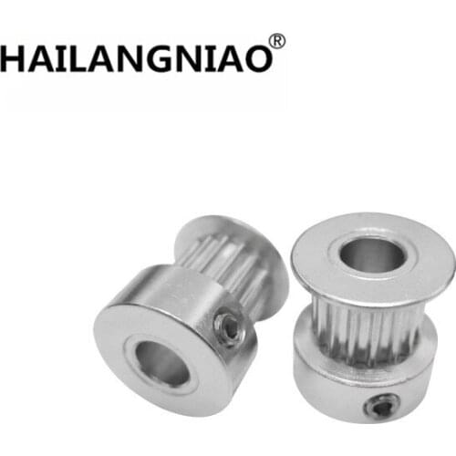 100pcs/Lot GT2 Timing Pulley 16 Teeth ( 16teeth ) Alumium Bore 5mm Fit for 6mm Width GT2 Belt 3D Printer Parts Wholesale