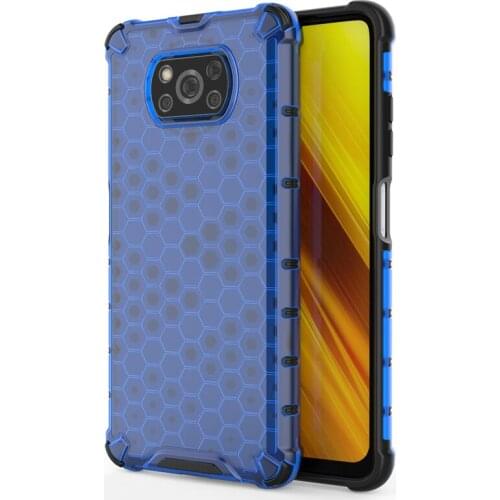 Ultra Thin Honeycomb Phone Case for Redmi Poco X3 NFC Anti Yellow Anti-Scratch 360 Degree Full Body Protection Cover