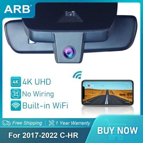 Dash Cam for Toyota C-HR CHR 2018-2021 ARB Car Dvr 4K 2160P UHD WiFi Mini Camera Night Vision Wireless Modification Accessories