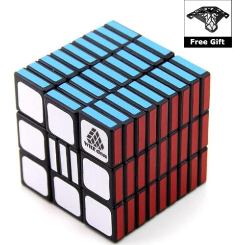 WitEden Super 3x3x9 II Professional Magic Cube Puzzle Speed Cube Educational Toys with Bracket