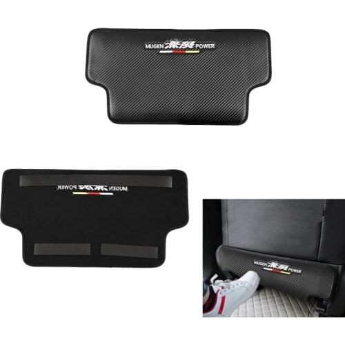 1pcs for Honda Mugen Power Car Anti-Kick Pad Seat Back Cushion Rear Seat Passenger Anti-Dirty Pad Accessories