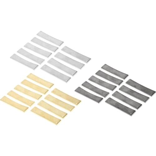 9Pack of Brass Fretboard Press Caul Inserts Electric Guitar Repair Tool Musical Instrument Accessory