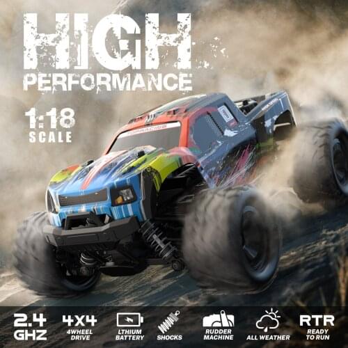 1:18 Remote Control Car 4WD Drift High-Speed Racing 2.4G Off-Road Championship Off-Road Automatic Remote Control Toy Kids Gift