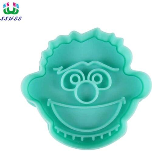 Big Beard Smile Pattern Printing Molds,Food Grade Plastic Cake Decorating Cutters Tools,Direct Selling