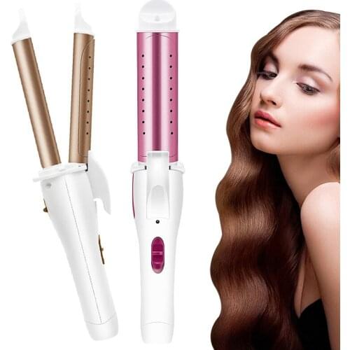 Curling hair tools for women Hair styling tools wave Electric curling iron hair straightener 220v Dry and wet hair SU197