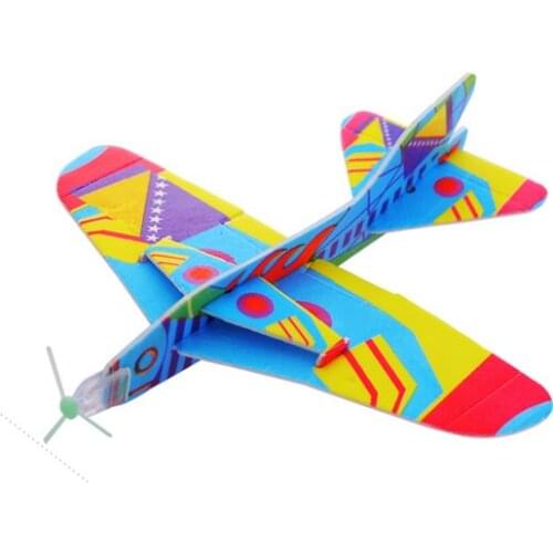 Swing plane 360 cyclotron toy Magic Swing Plane 360 Cyclotron Foam Model Assembled Children Outdoor Toys Unisex Gymnastics