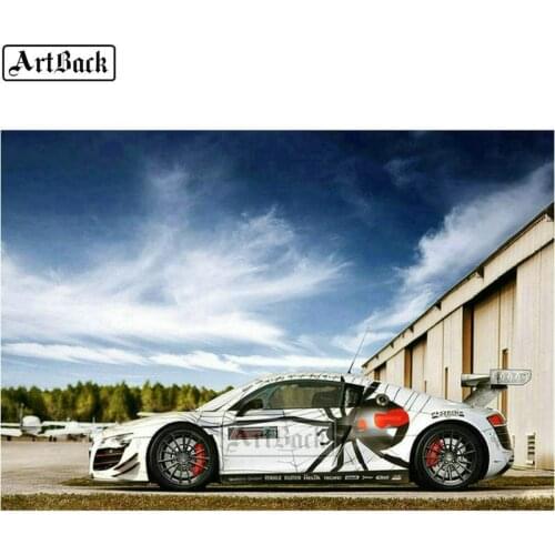 Full square 5d diy diamond painting supercar icon sticker diamond mosaic 3d diamond embroidered home decoration