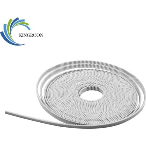 KINGROON 2M 4M GT2 PU Steel Wire Synchronous Belt 2GT Timing Belt Width 6mm 10mm Open Belt For 3D Printer Parts