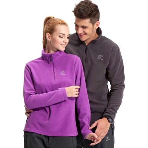 Tectop Outdoor Camping Hiking Woman Fleece Jacket Windproof Thermal Antistatic 100% Polyester Jaquetas Sportswear