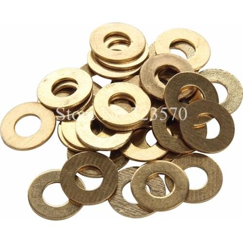 10pcs Brass Flat Washers For Tattoo Machine Part M4 Screws Kit Supply -- TMP-69