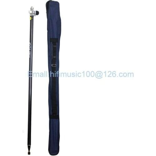 NEW Telescopic Carbon Fiber Prism GPS Pole Total Station Surveying