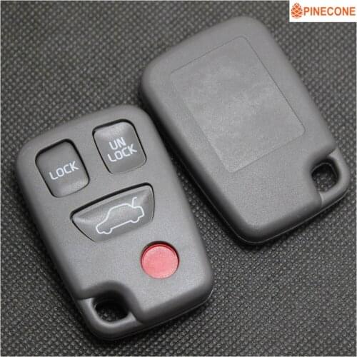 PINECONE Key Casing for VOLVO S40 S60 S70 S80 S90 V40 V70 V90 C70 Car Key Remote 3+1 Buttons Replace Remote Key Shell