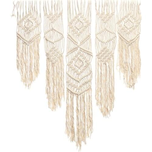 Durable 4mmx100m Natural Beige White Macrame Cotton Twisted Cord Rope DIY Home Textile Accessories Craft