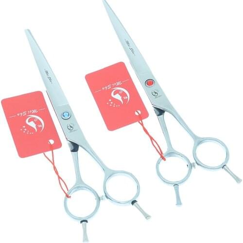 Professional Pet Scissors for Dog Grooming 7.0" Animal Hair Cutting Scissors 6.5" Thinning Shears Pets Clippers Suppliers A0180A