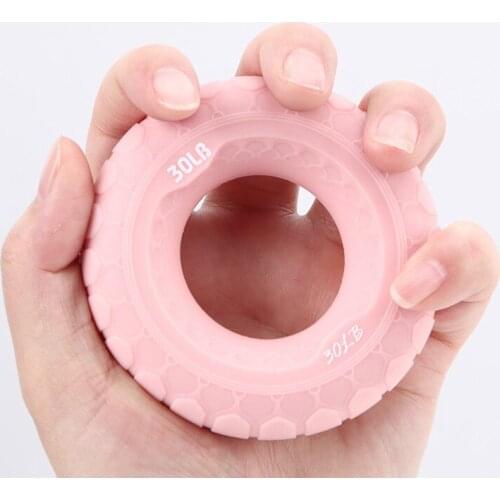 Grip Men and Women Fitness Rehabilitation Training Hand Strength Arm Muscle Exercise Finger Training Silicone Grip Ring Ball