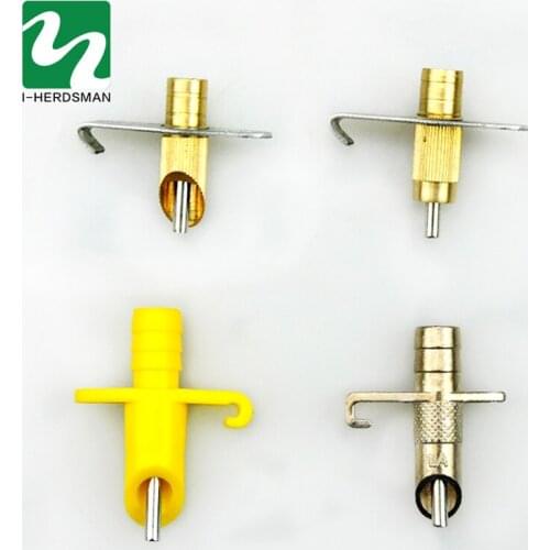 Rabbit And Other Animals Copper Drinker Nipples Rabbit Drinking Water Accessories Equipment