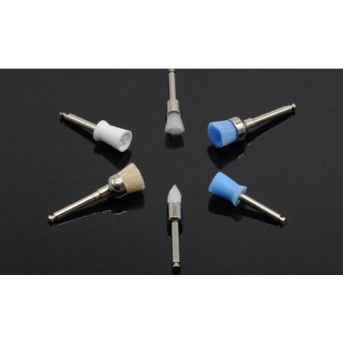 Dentistry Assorted Polisher Brush Wheel Latch Bowl Type Colorful For Dental Lab