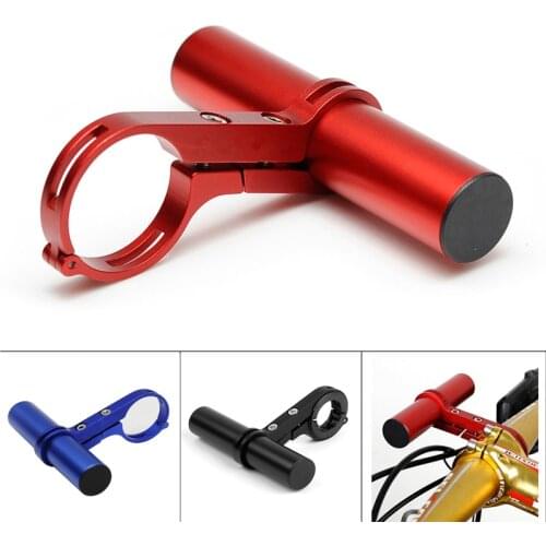Bike Handlebar Extender Single Handlebar Stem Aluminum Alloy Mount Holder for Bicycle Accessories Speedometer Flashlight Bar