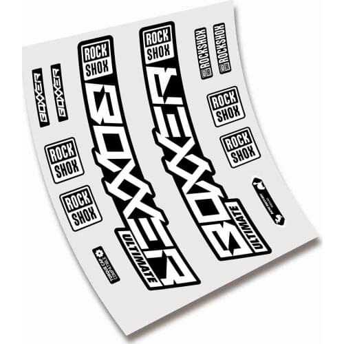 Stickers hairpins ROCKSHOK boxer ULTIMATE 2020 various colors cycling bike
