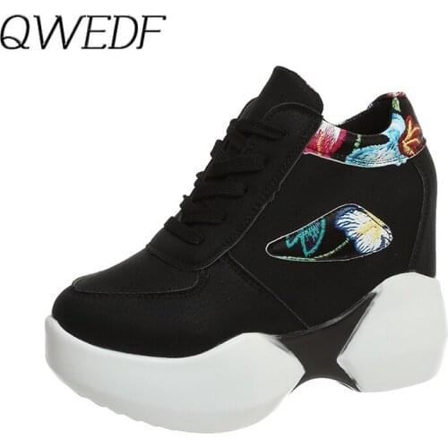 Womens Shoes Vulcanized Shoes Autumn Womens Increased Shoes Lace-up Shoes Women Designer Sneakers Women Platform Shoes Z3-15