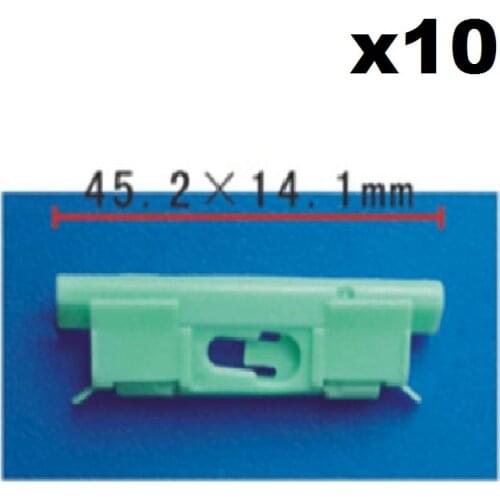 10x For Honda Accord Civic Windshield Moulding Clips / Nylon Retainer Clip