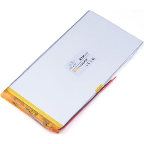 3.7V lithium polymer battery 3064140 2700MAH mobile power Tablet PC DIY Speaker E-book tablet pc power bank