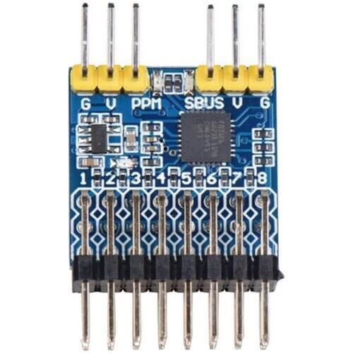 8CH PWM PPM SBUS Signal Conversion Module Converter Input Voltage 3.3-20V for RC Airplane Drone