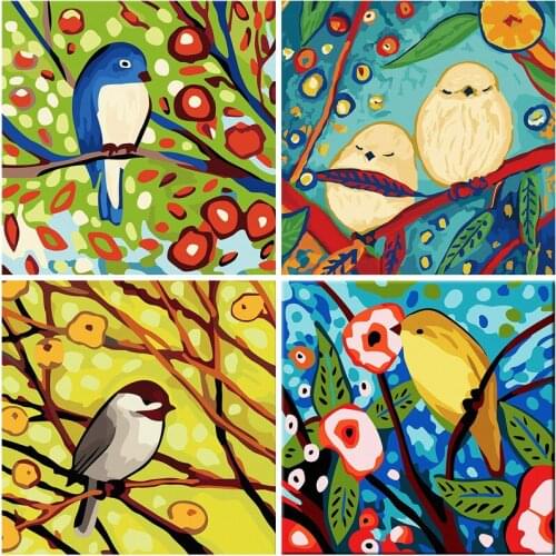 DIY 5D Diamond Painting Cartoon Bird Diamond Embroidery Animal Cross Stitch Full Round/Square Drill Resin Home Decor Manual Gift