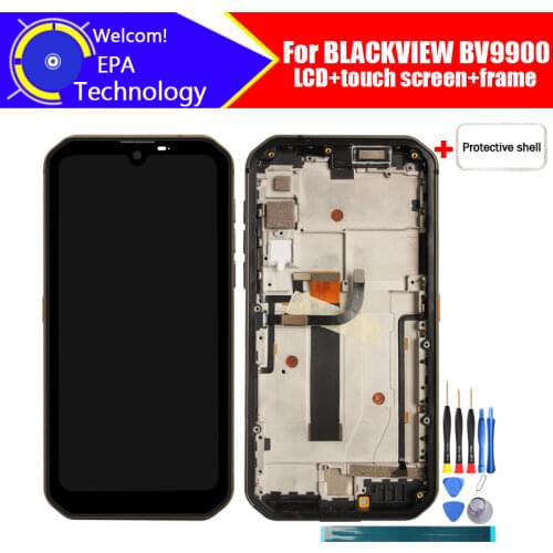 BLACKVIEW BV9900 LCD Display+Touch Screen Digitizer 100% Original Tested LCD Screen Glass Panel For BLACKVIEW BV9900+ Adhesive