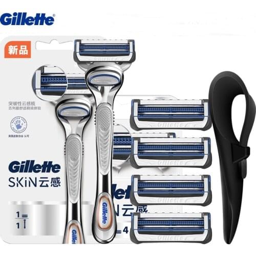 Gillette SkinGuard Razor Essence Lubricating Strip Manual Shaver for Men Smooth Shaving Suitable For Sensitive Skin Remove Oil