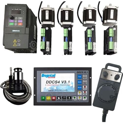 Cnc motion controller cnc kit Leadshine JMC stepper motor stepper drive + inverter + high precision tool positioner + tool block