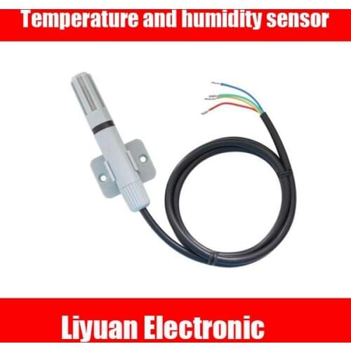 RS485 temperature and humidity sensor SHT20 temperature transmitter 4-20mA current and voltage pipeline protection bracket probe