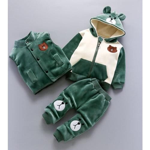 Childrens clothes, boys' autumn clothes, infants and childrens casual suits, three-piece suits, mens and womens baby