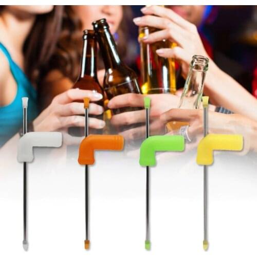 Beer Snorkel Straw Beer Dispenser Bong Funnel Slammer Double Snorkel Drinking Beer Bar Tools For Drinking Party Straight Tube