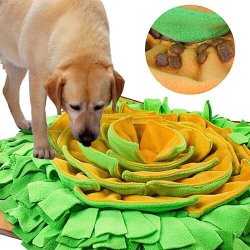 Pet Toys Stuffed Toys Food Dogs Sniffing Mat Anti-Choking Pad Puzzle Bite Interactive Toys Dog Plush Toy Pet Food Plate