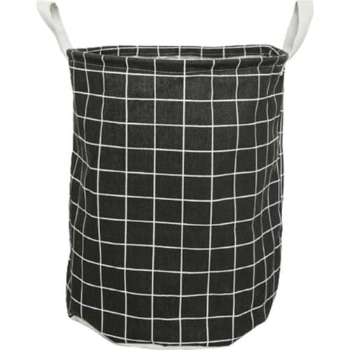 Laundry Basket Storage Basket With Handle Large Capacity Multifunctional Cotton Flax Household Laundry Basket for Bathroom